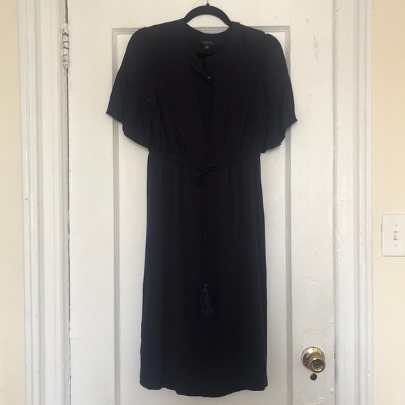 Ann Taylor Midi Dress w/ tassel belt - Picture 1 of 6